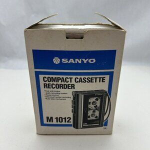 SANYO M1012 Cassette Handheld Voice Recorder